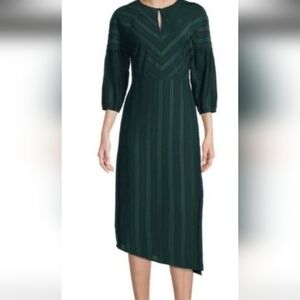Liz Claiborne 3/4 Sleeve Midi A-Line Dress Size XL